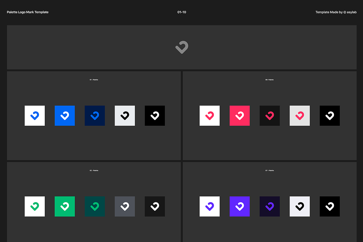 50 Palette Color Logo Mockup - PSD, a Product Mockup by Asylab (Photo 29 of 47)