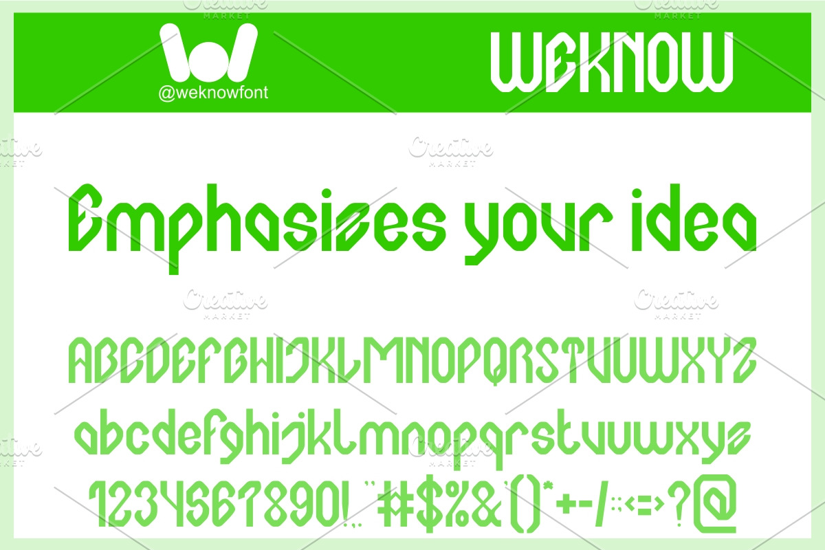 Computer Brain font, a Blackletter Font by weknow (Photo 5 of 8)