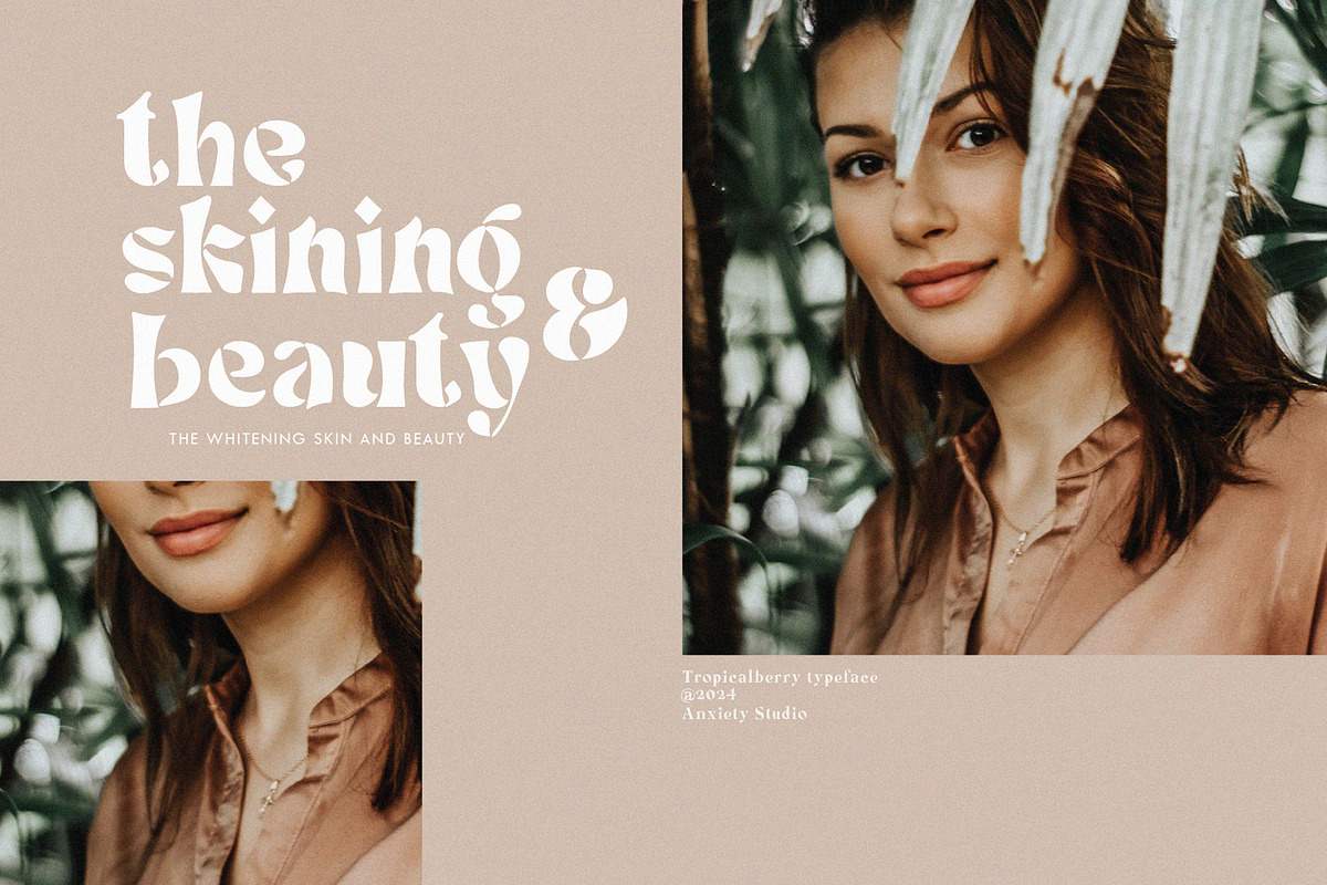 Tropicalberry - Retro Typeface, a Sans Serif Font by Anxiety Studio (Photo 2 of 8)