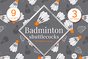 Shuttlecock Pattern & Clip Art, a Pattern Graphic by Preyer Design (Thumbnail 1 of 8)