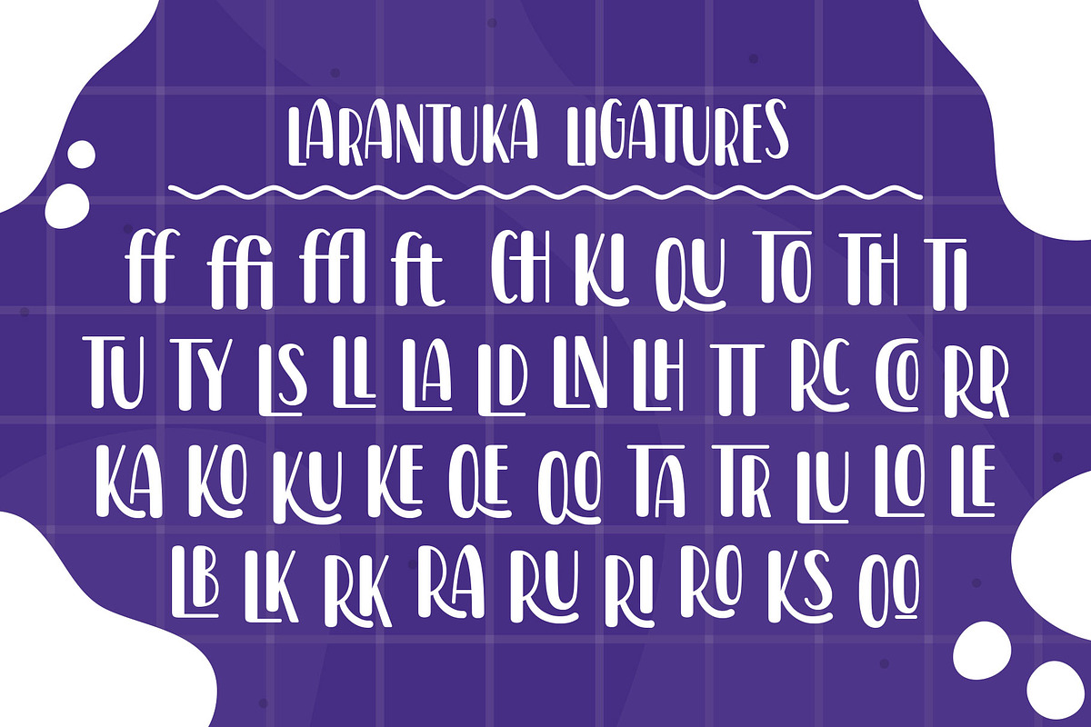 Larantuka - Playful Typeface, a Font by Arterfak Project (Photo 12 of 12)