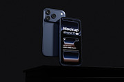 iPhone 17 Pro Mockup, an iPhone Mockup by Rielismee (Thumbnail 3 of 5)