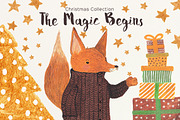 The Magic Begins - Xmas Collection, an Animal Illustration by Anna Isaeva (Thumbnail 1 of 6)
