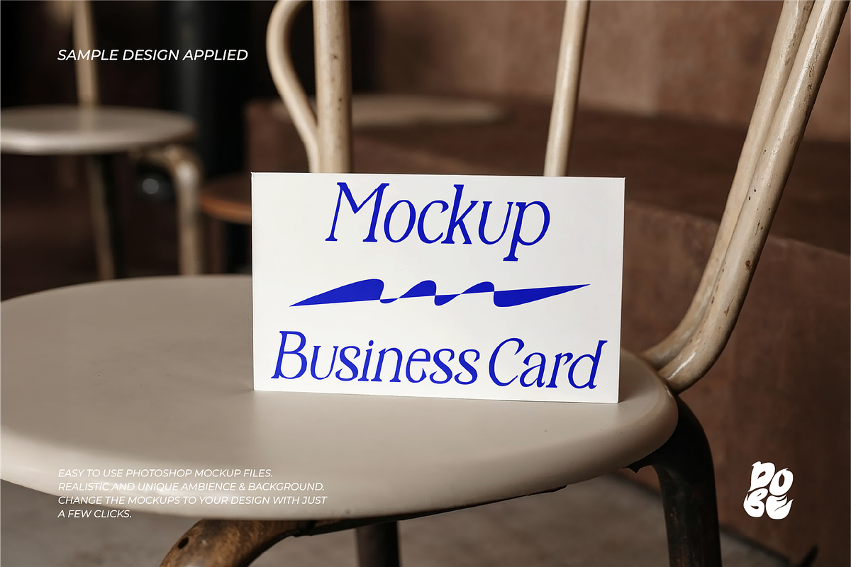 Business Card Mockup Set, a Books & Magazine Mockup by DOBE Studio (Photo 3 of 9)