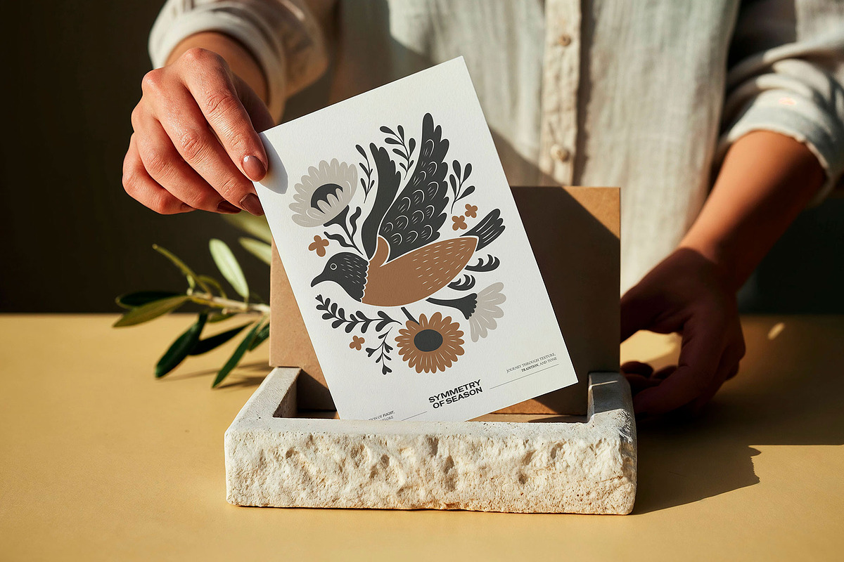 Linocut Garden | Poster Builder, an Object Graphic by KetteCreate (Photo 11 of 20)