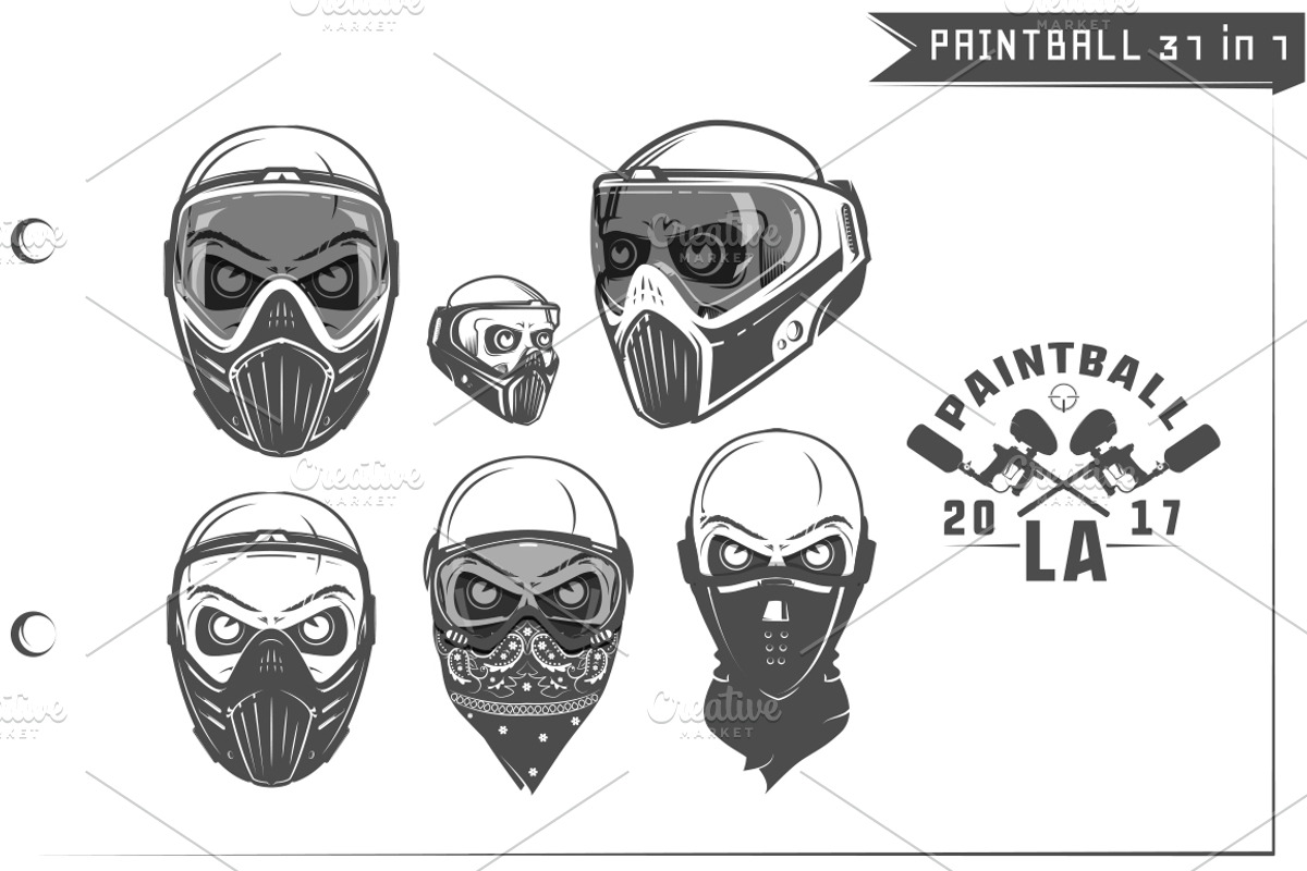 32 in 1 Paintball emblems and design, an Illustration by Hadanello88 (Photo 5 of 5)