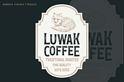 Badrock Vintage Typeface, a Sans Serif Font by Moodtype (Thumbnail 3 of 6)