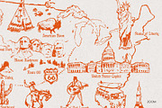United States Hand-Drawn Map, an Empty State Illustration by TheMountBirdStudio (Thumbnail 8 of 9)