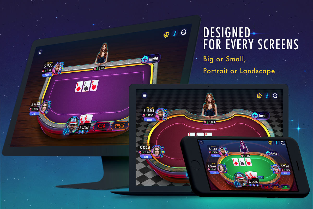 VOKR – Poker Table Builder, a Templates & Theme by Weirdsgn Store (Photo 4 of 12)