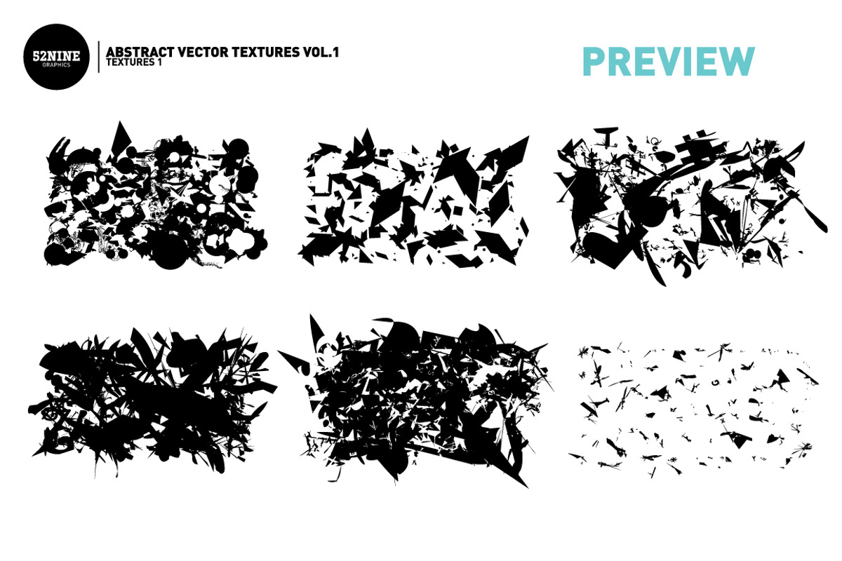 Abstract Vector Textures + Bonus!, a Texture Graphic by 52NINE GRAPHICS (Photo 6 of 8)