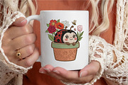 Cute Ladybug Sublimation Design, an Illustration by designcity5 (Thumbnail 3 of 4)
