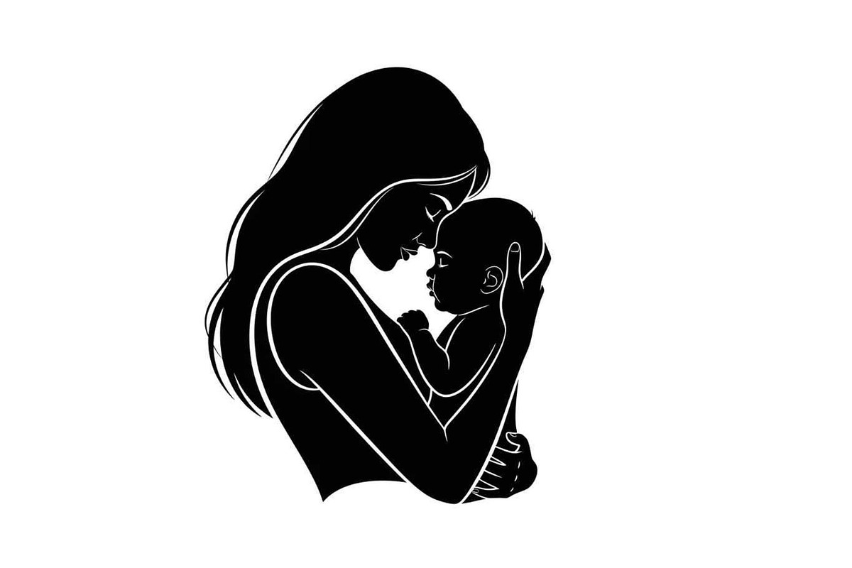 50 Mother and Baby Love Silhouette S, an Illustration by Designs_River (Photo 36 of 51)