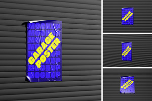 Garage Poster Mockup