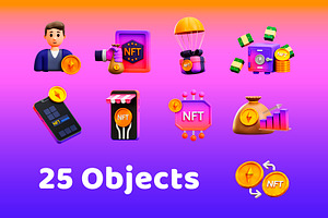 3D NFT Icon