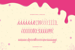 Rushberry Handwritten Cute Font