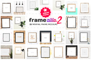 Framezilla 2 | 25 Frame Mockups, a Print Template by Frisk Shop (Thumbnail 1 of 8)