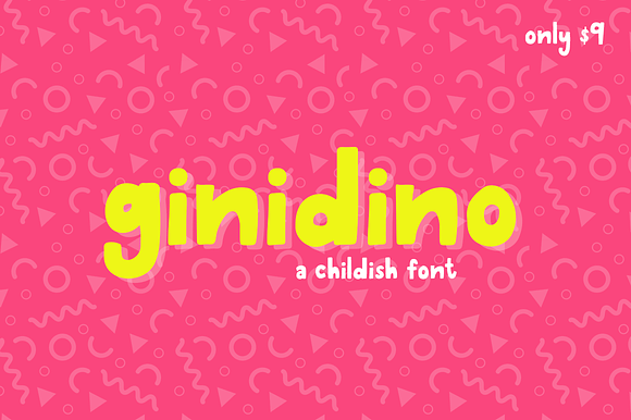 Ginidino Font preview 8