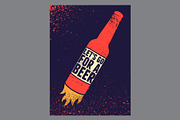 Beer grunge vector poster set., a Food Illustration by PoPaShop (Thumbnail 8 of 9)