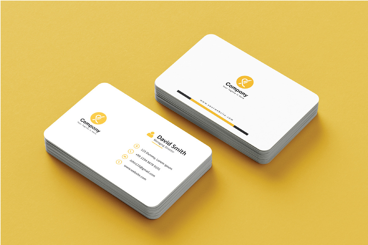 Minimal Business Card | Graphics, a Business Card Template by NimraAmjad