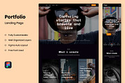 Portfolio - Landing Page Template, a Websites & App Template by RPWDS (Thumbnail 1 of 3)
