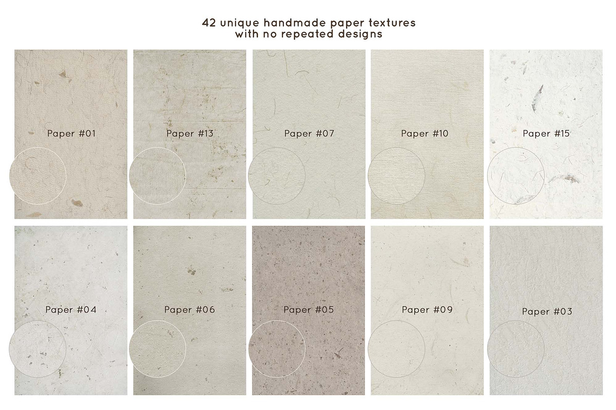 Handmade Paper Textures collection, a Texture Graphic by DigARTbyHavroshka (Photo 6 of 11)