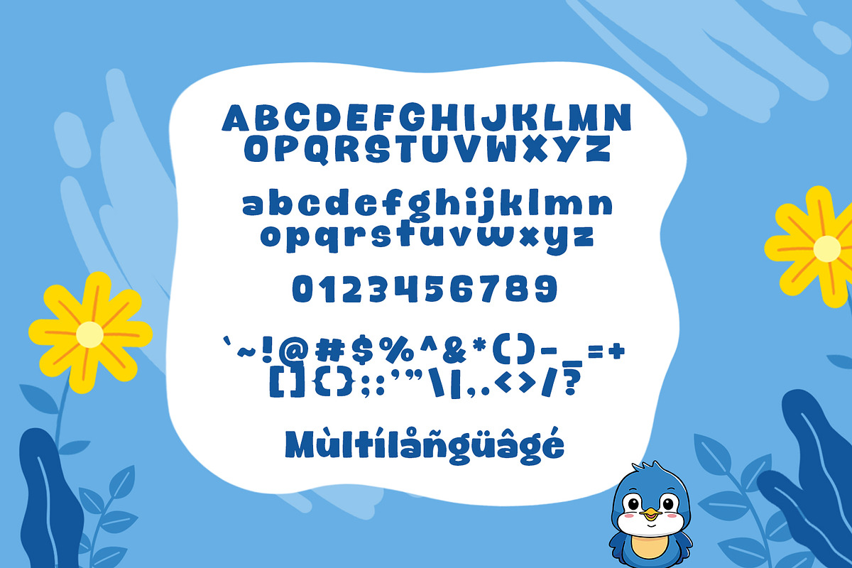 Howdy Bird, a Font by khurasan (Photo 4 of 4)