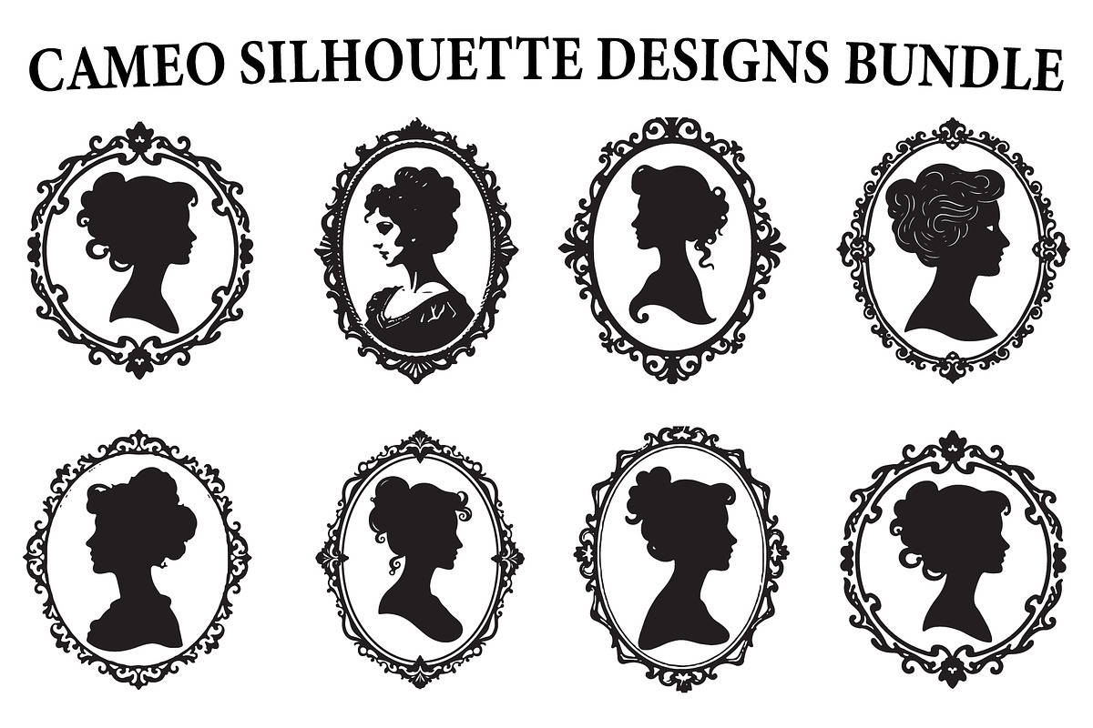 Classic Bride Groom Silhouette Pack, an Illustration by Designs_River (Photo 1 of 8)