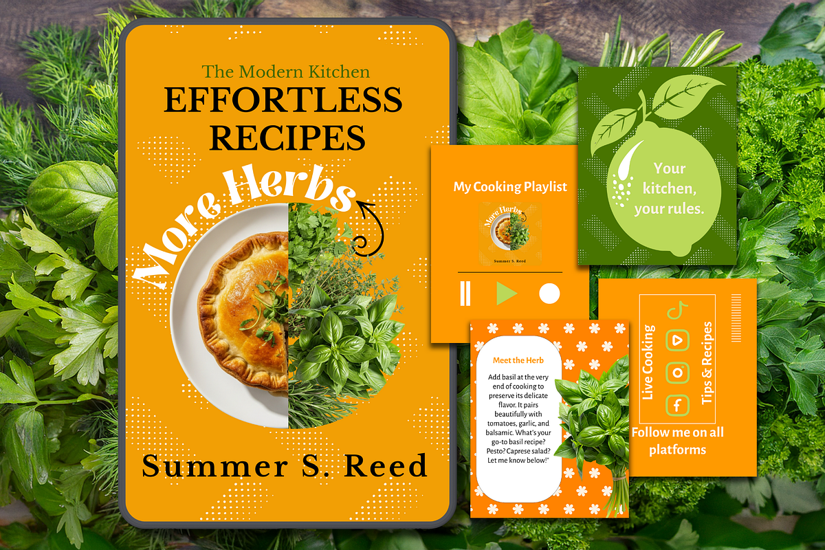 Cookbook Cover and Branding Canva