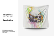 Tapestry Mockup - Many Sizes, a Mockup by mock-ups (Thumbnail 13 of 14)