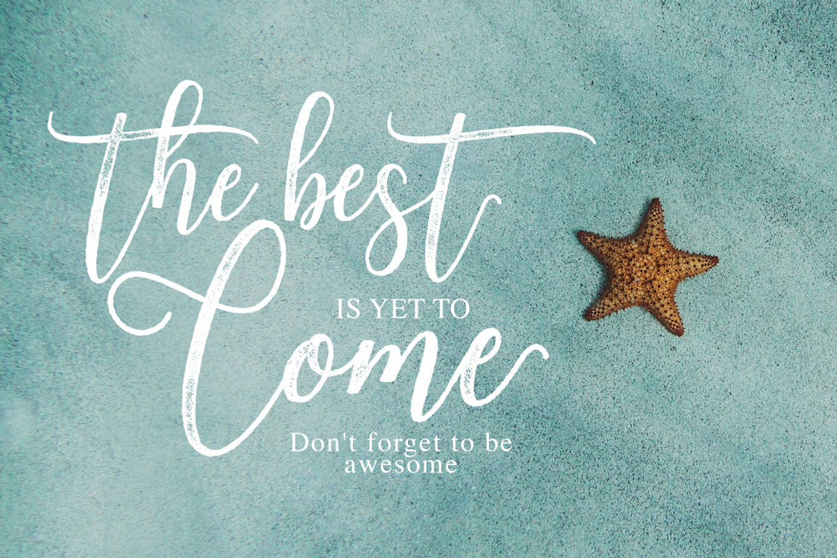 Adasmine Clean & Textured Script, a Script Font by Studio design (Photo 16 of 22)