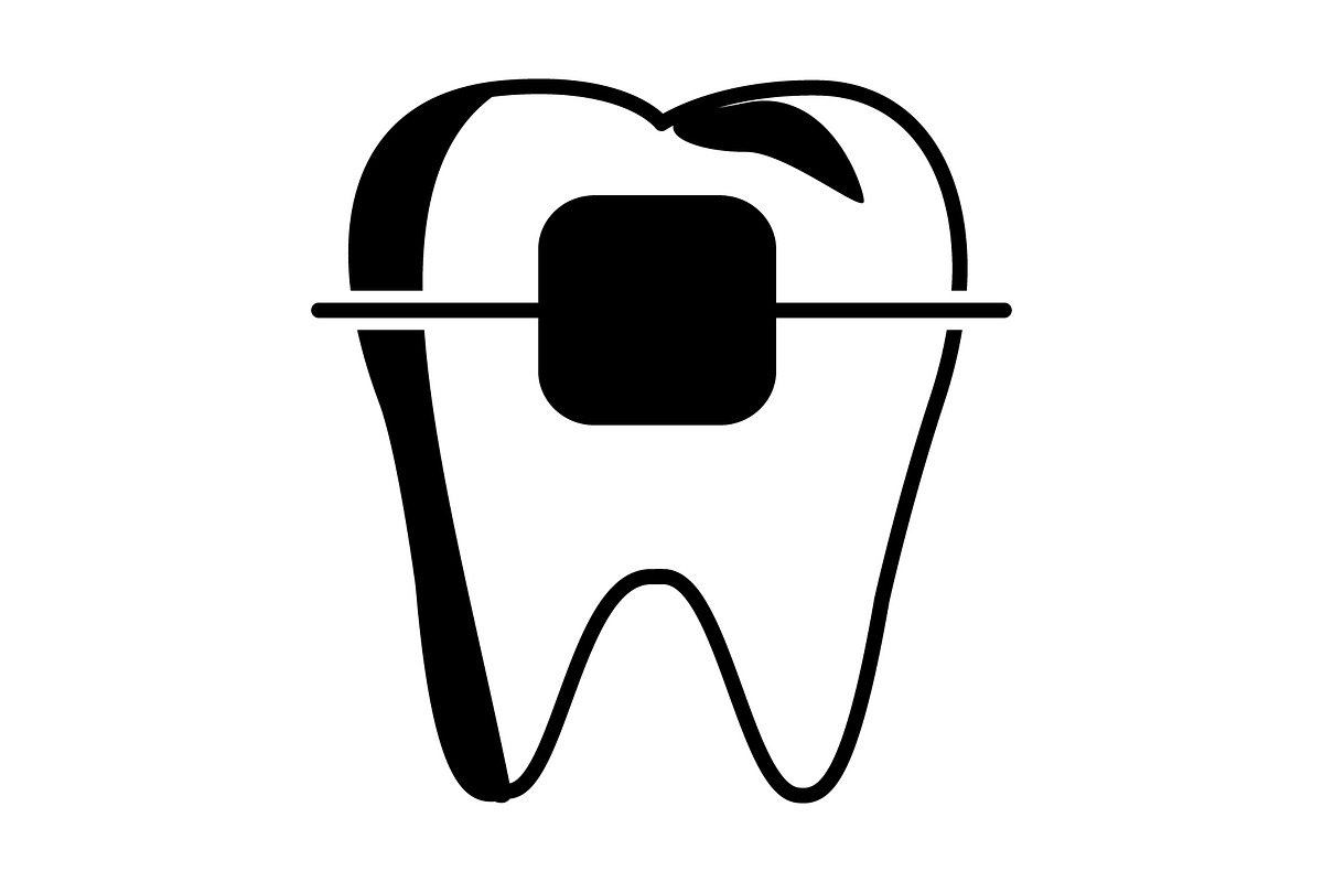 Dental icon design template, a Solid Icon by Sumberpangan (Photo 1 of 3)