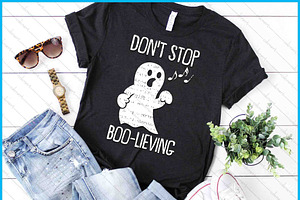 Lazy Halloween Ghost Boo SVG