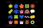 Colorful Doodle Elements, an Object Illustration by Pixels.Craft (Thumbnail 9 of 10)