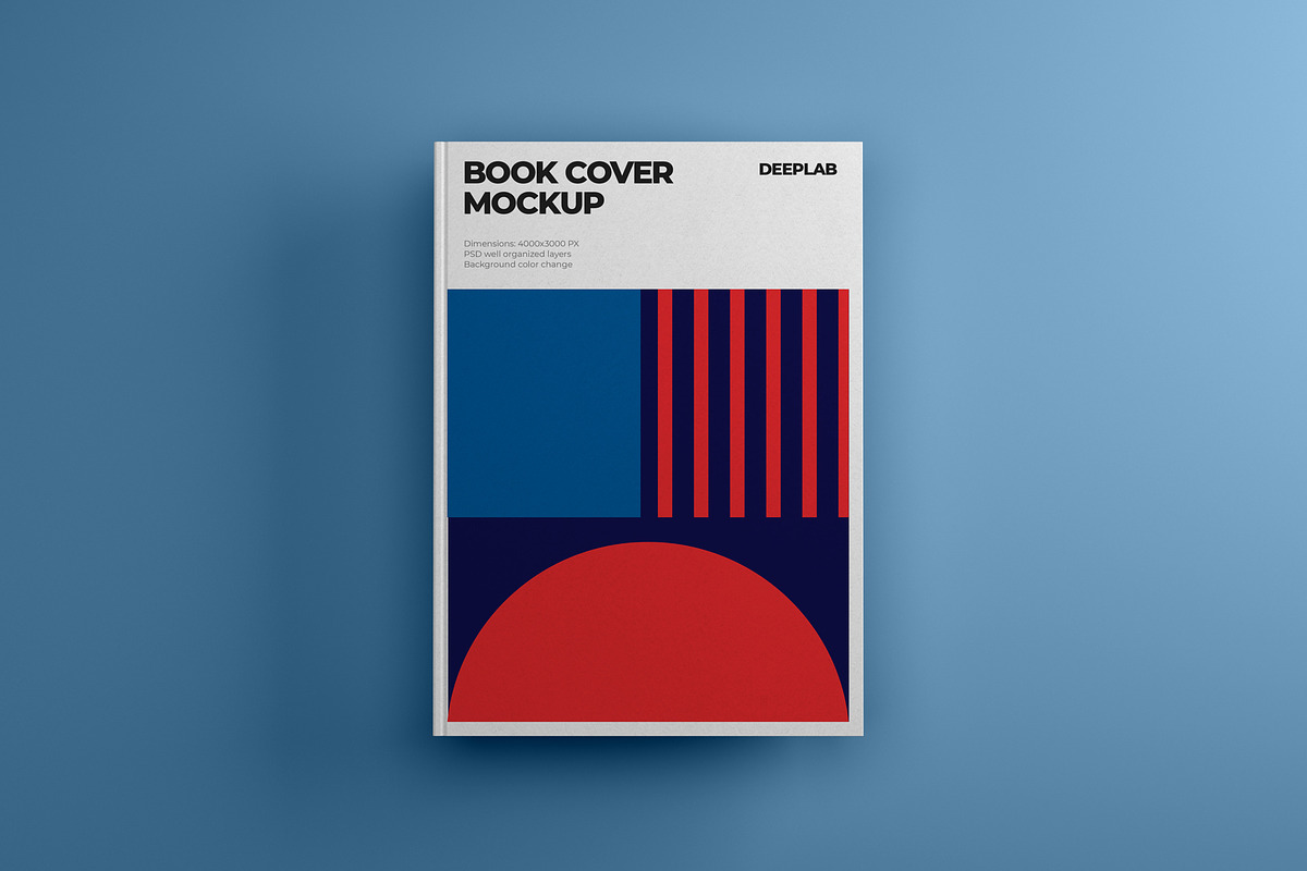 Vertical Book Hardcover Mockup Set, a Print Template by Deeplab (Photo 16 of 20)