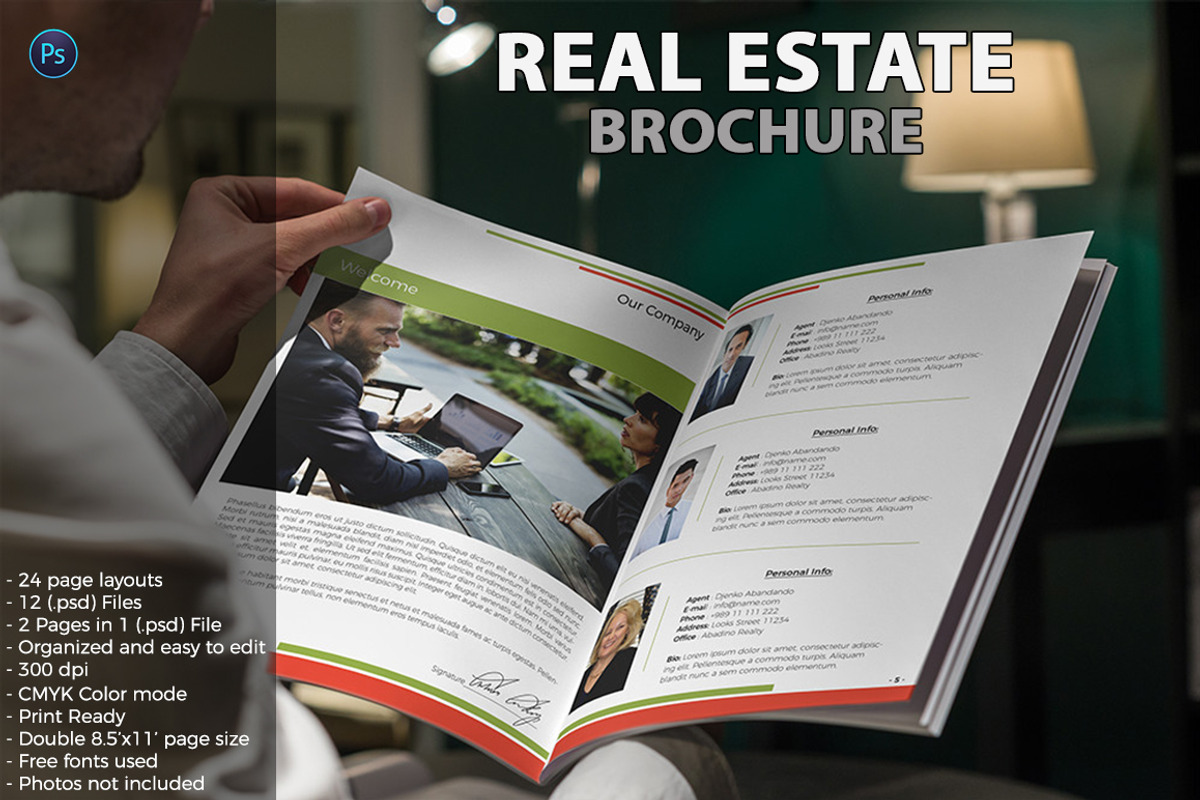 Real Estate Brochure, a Brochure Template by GrafxFun (Photo 1 of 16)