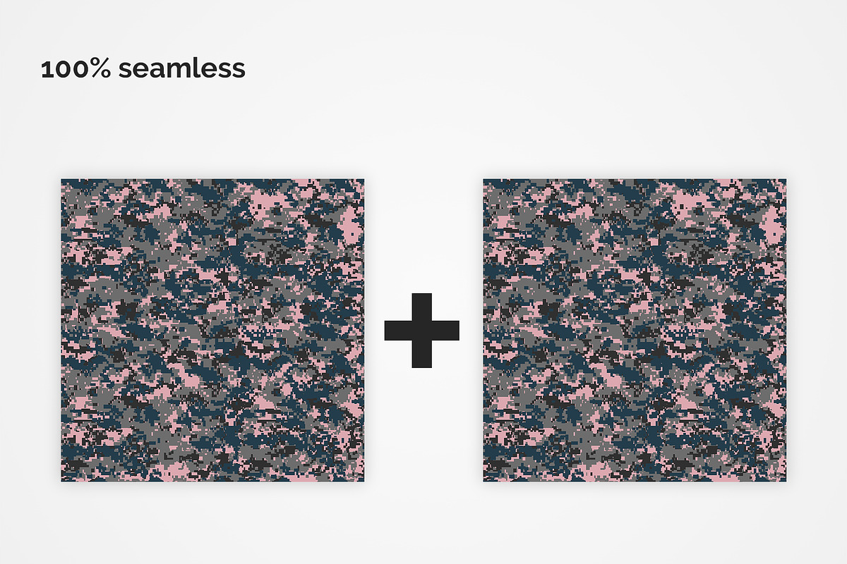 Fashion Pixel Camouflage Patterns, a Pattern Graphic by 3Y_Design (Photo 2 of 6)