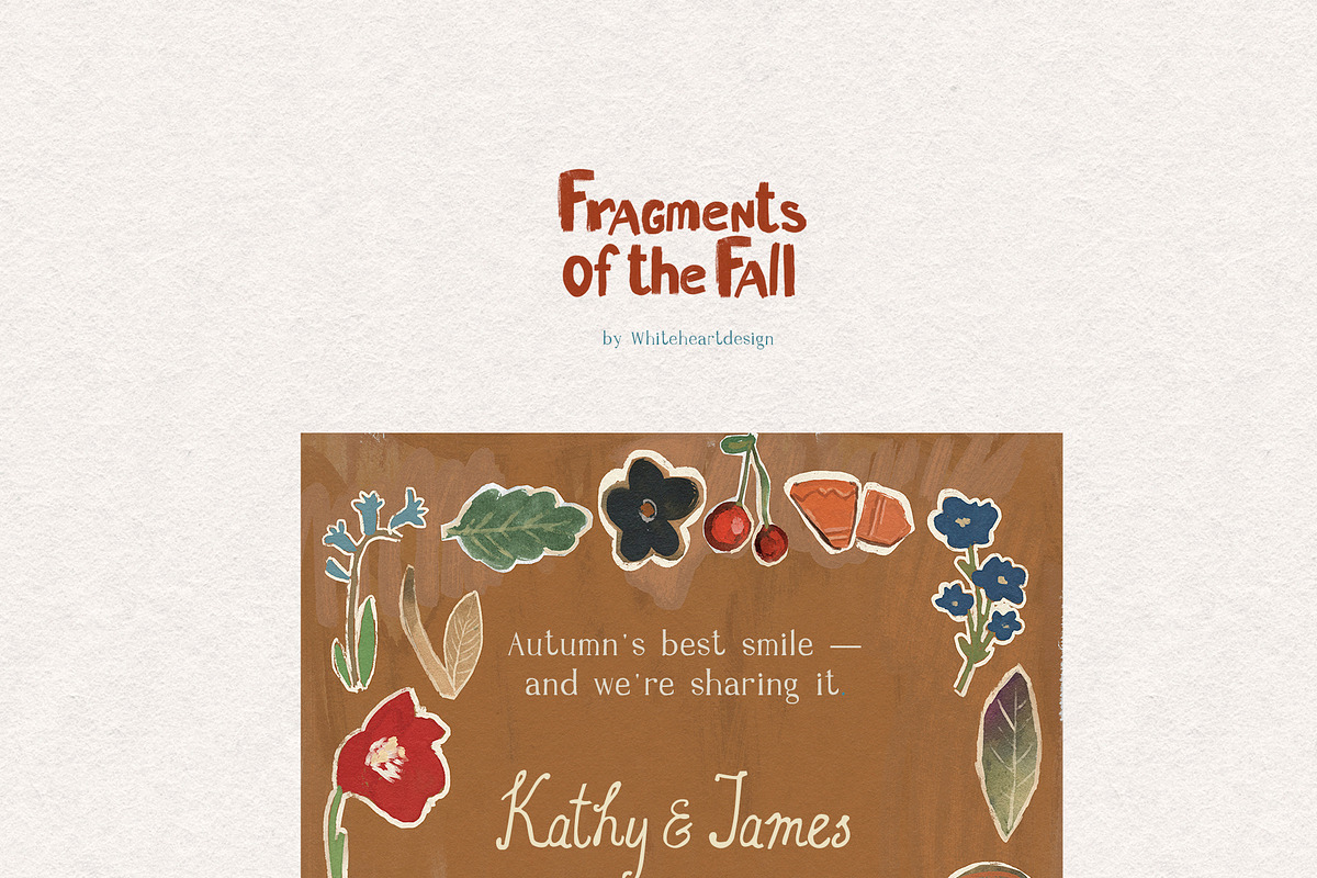 Fall Cottagecore Frames Backgrounds, a Decorative Illustration by whiteheartdesign (Photo 21 of 22)