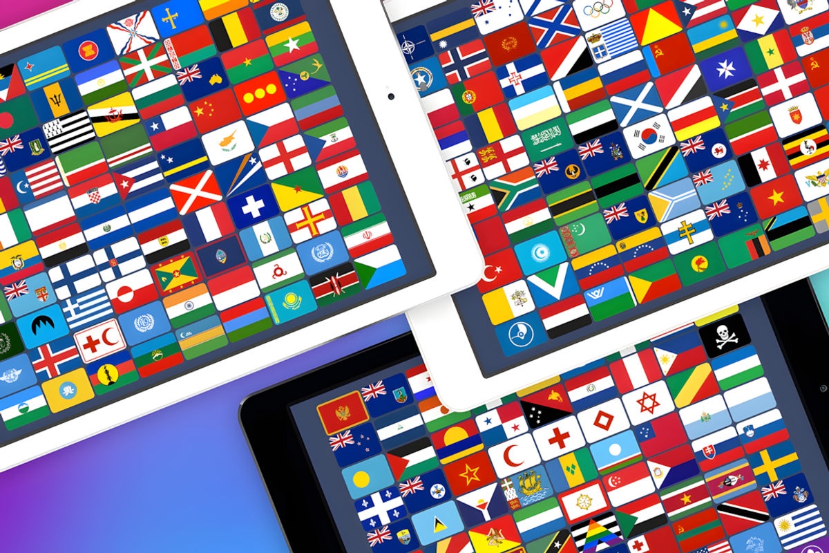 Rounded Rectangle Flags (460 Flags), a Solid Icon by alpercakici (Photo 7 of 7)