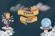 Magic wizard supplies clipart, an Education Illustration by Mrs.Swan_Design (Thumbnail 6 of 6)