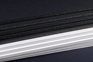 foam board for creative work and creation of various models and objects, a Photo by rsoollAI