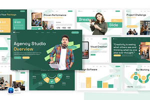 Agency Studio Overview Keynote, a Presentation Template by Loin Studio