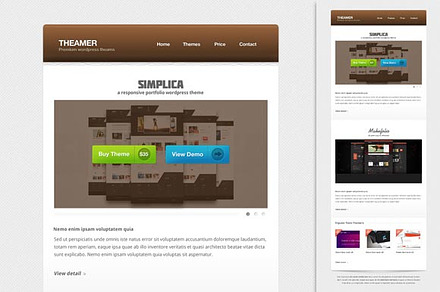 Themer Email Newsletter PSD