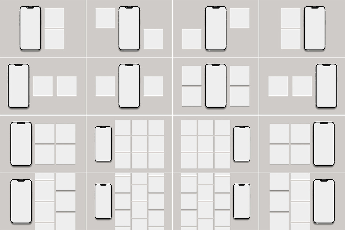 Instagram Post Mockup Bundles, an iPhone Mockup by Graphic Aesthetic (Photo 3 of 22)
