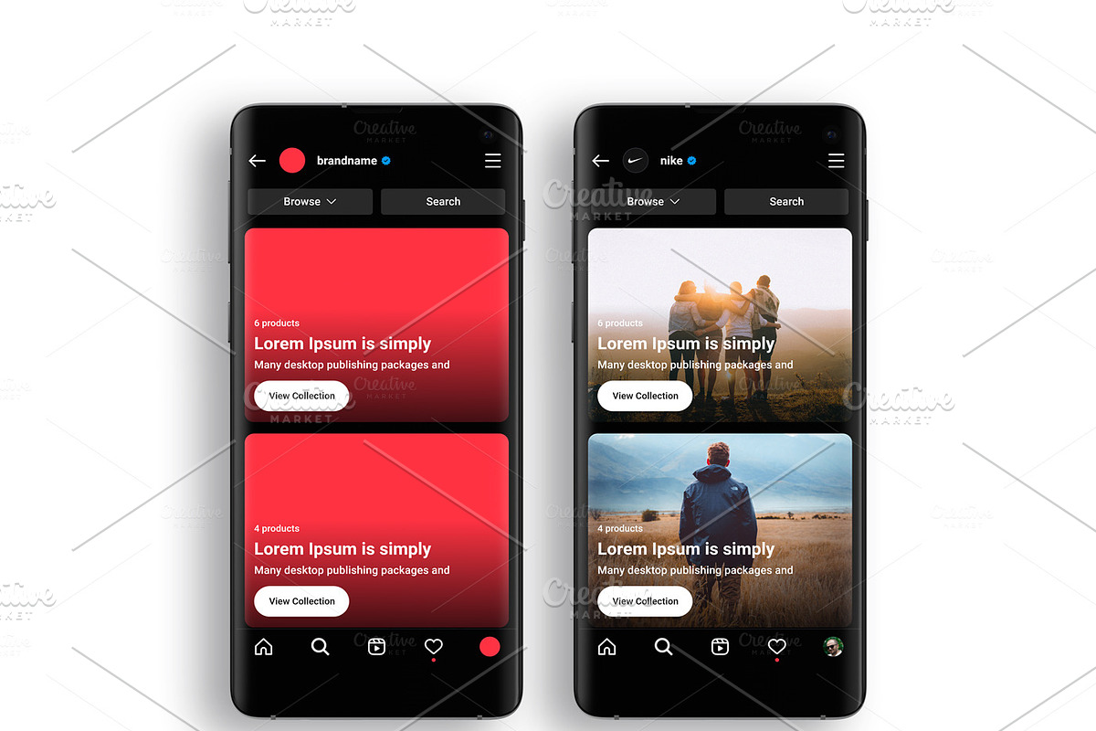 Instagram Template Mockup 2022 XD, a Social Media Template by Dilshod Sobirov (Photo 12 of 16)