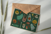 Retro Halloween clipart set, a Seasonal Illustration by Paper Cherry (Thumbnail 17 of 27)