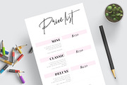 Photography Price List Template, a Stationery Template by Amit Debnath (Thumbnail 6 of 6)