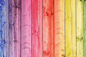 Rainbow Wood Background Color 2