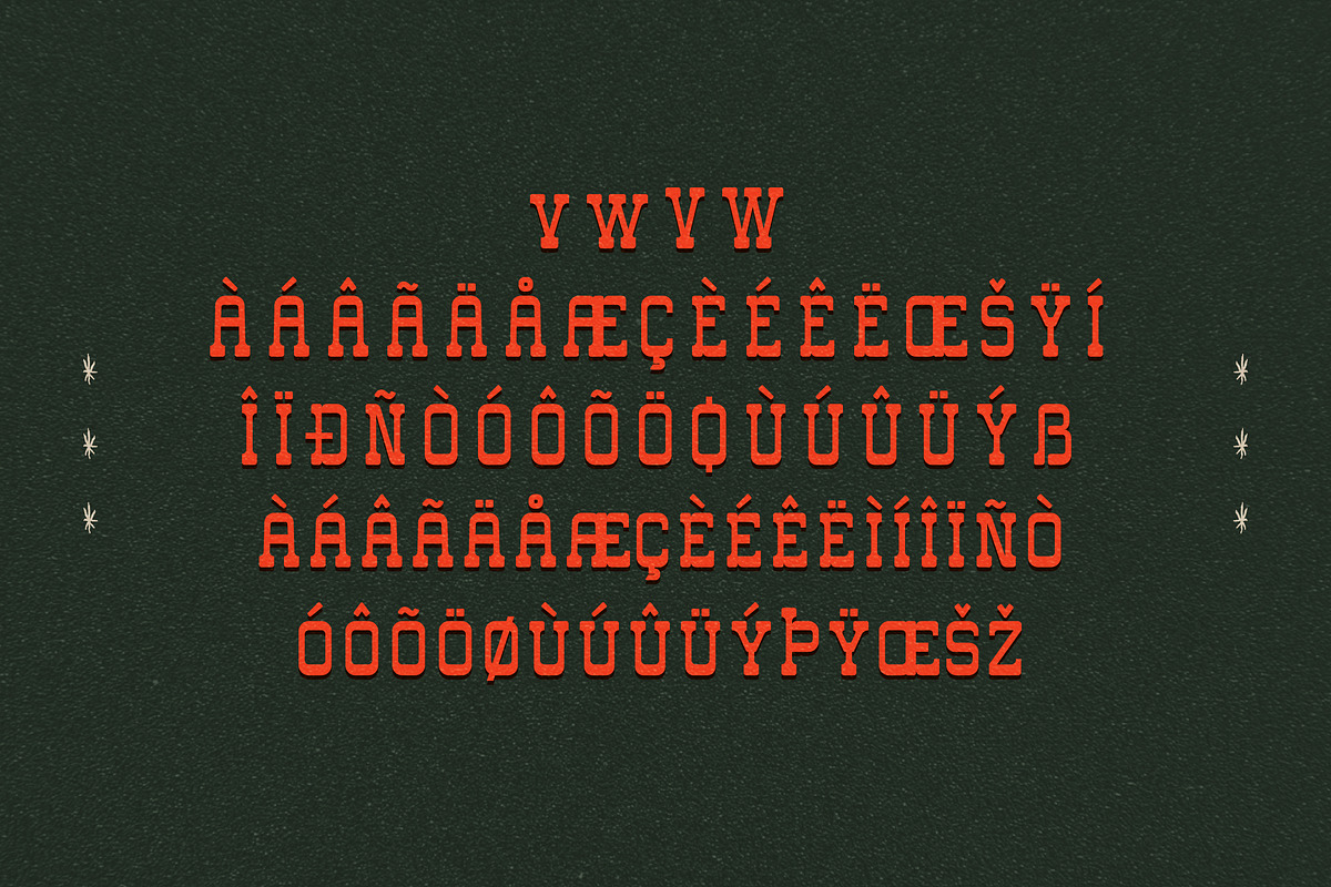 Western Carlo Retro Slab Serif Font, a Slab Serif Font by Storytype Studio (Photo 14 of 15)