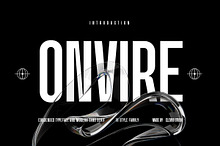 Onvire | Family Condensed Font