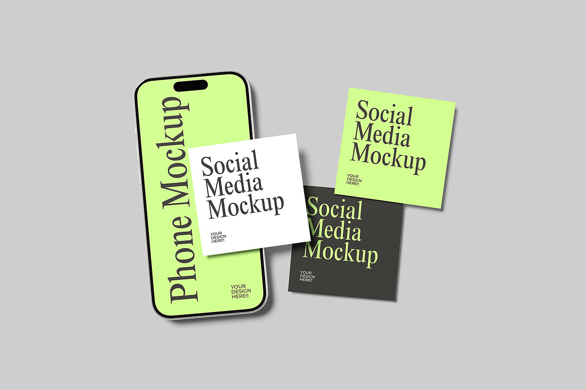 Social Media Post Mockup, a Device Mockup by Graphiculon (Photo 11 of 11)